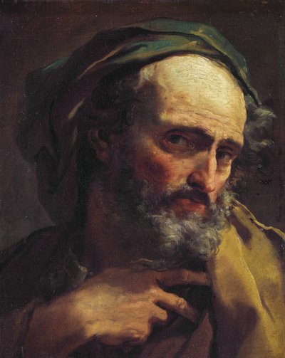 दाढ़ी वाले आदमी का अध्ययन द्वारा गेटानो गंडोल्फी